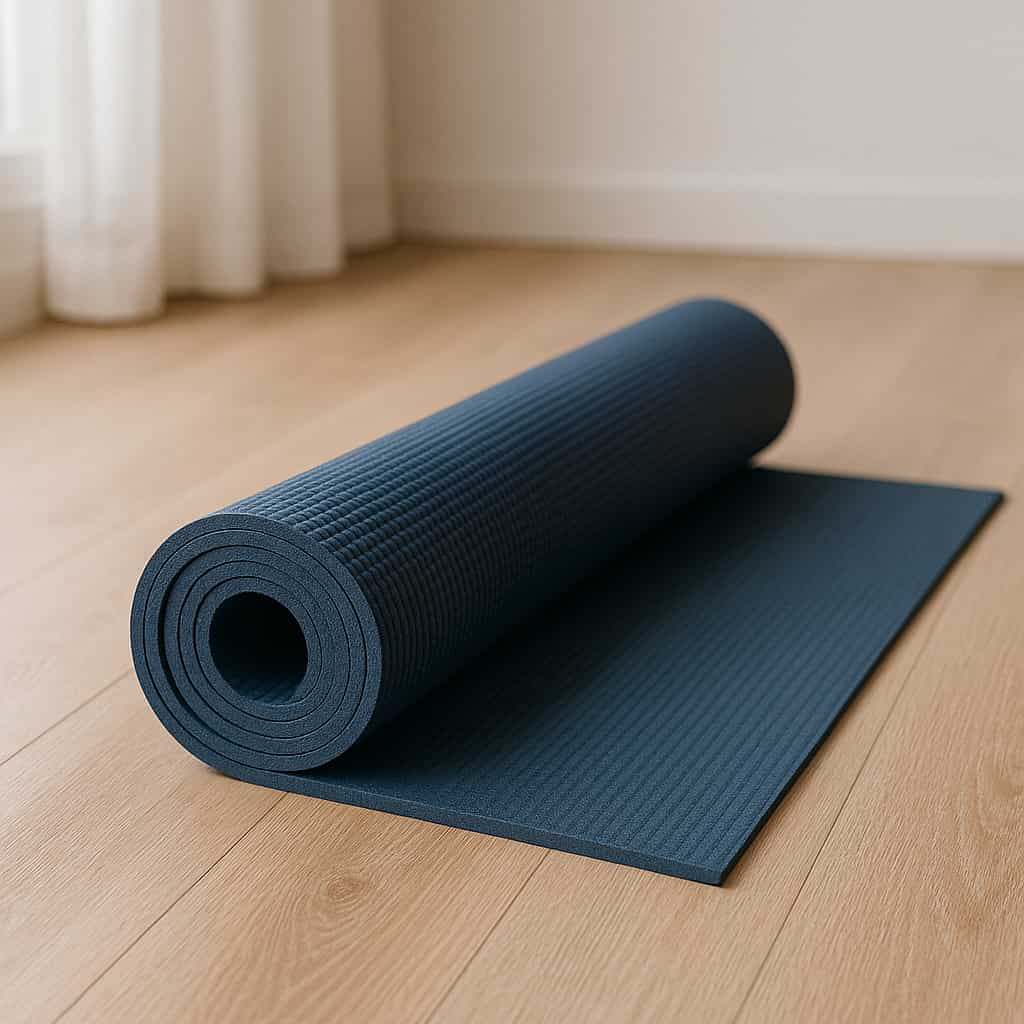 Esterilla de yoga antideslizante para casa