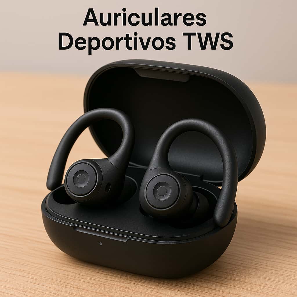 Auriculares deportivos con gancho