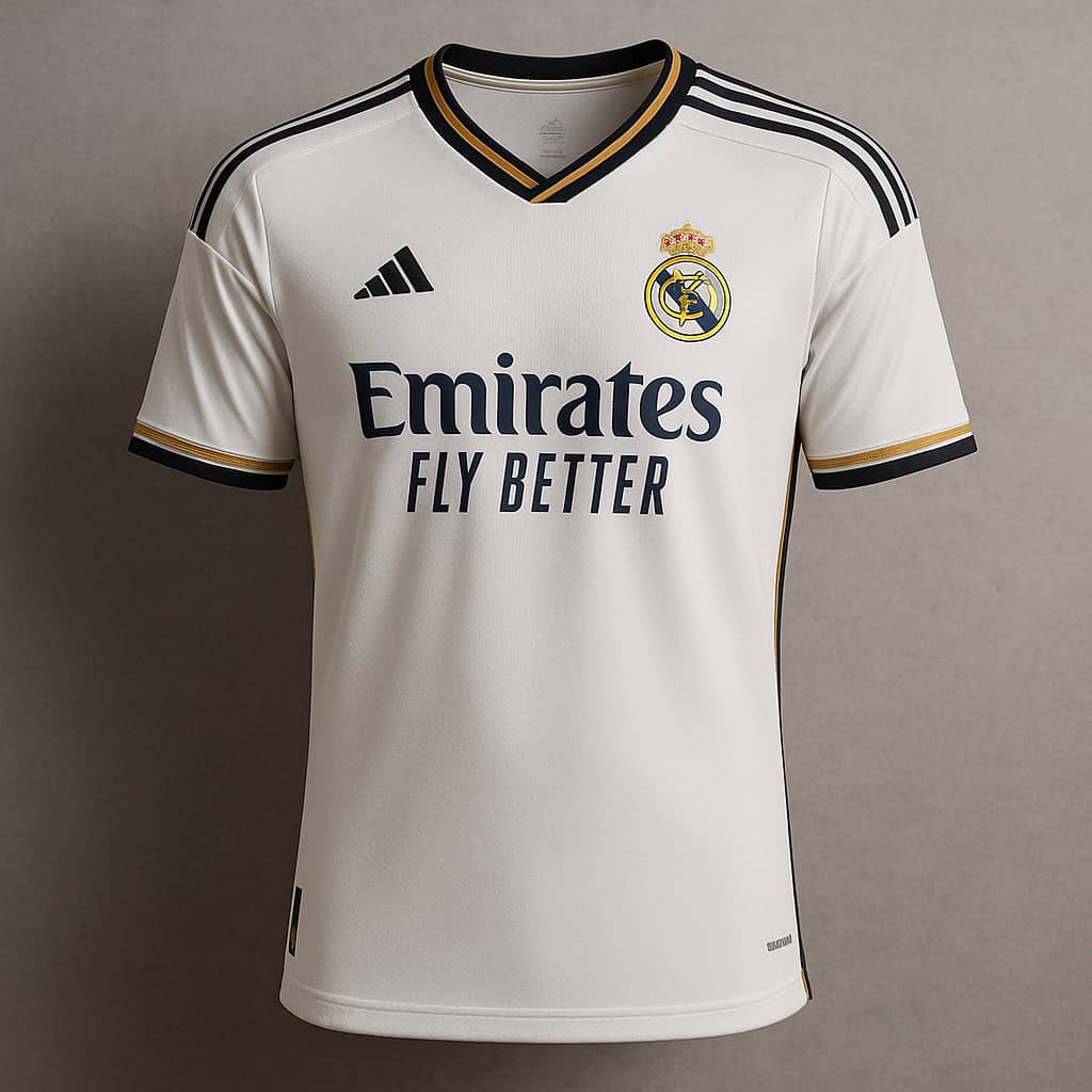 Camiseta oficial Real Madrid 2025 producto con licencia