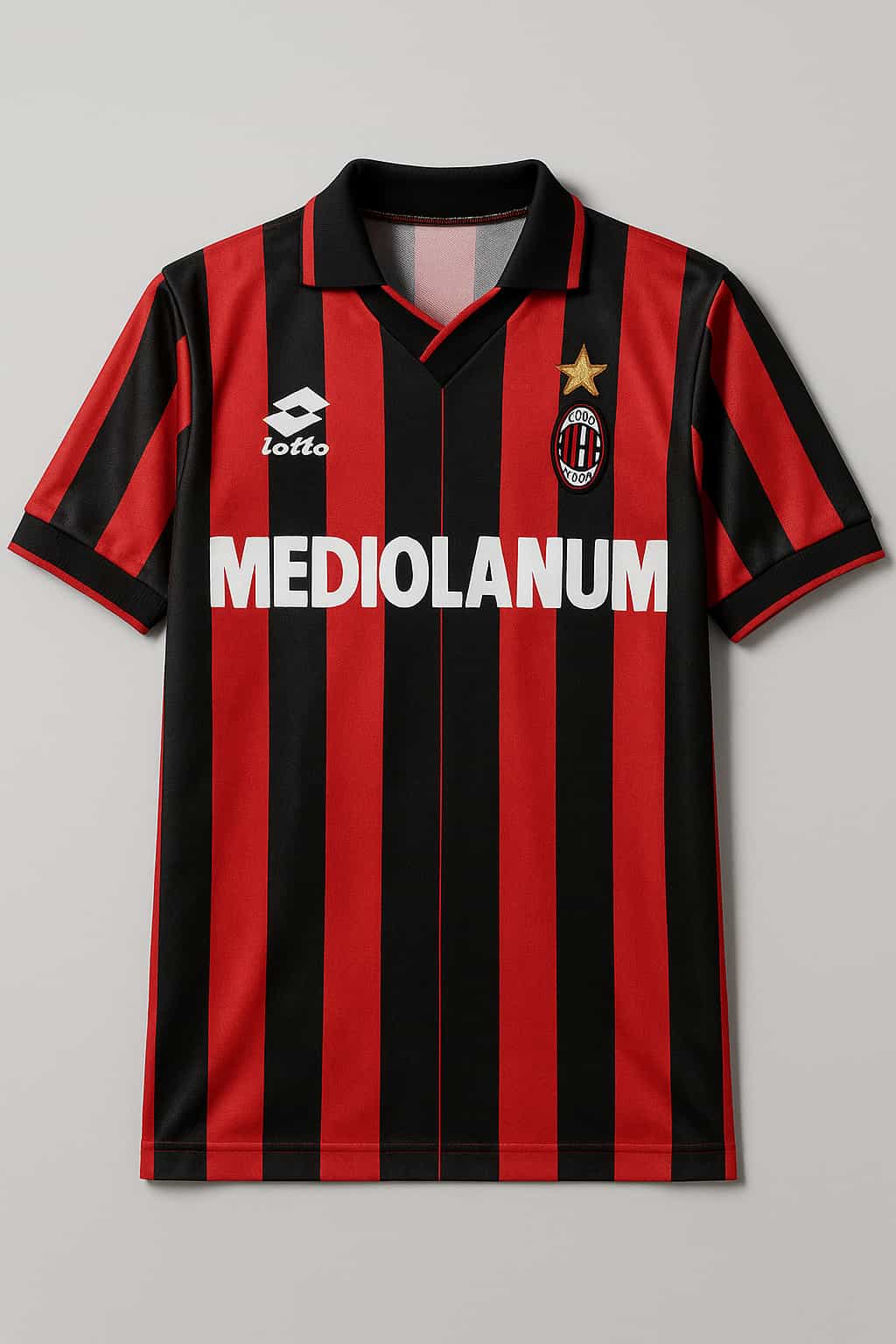 Camiseta retro 90s con cuello polo y licencia oficial, estilo clásico