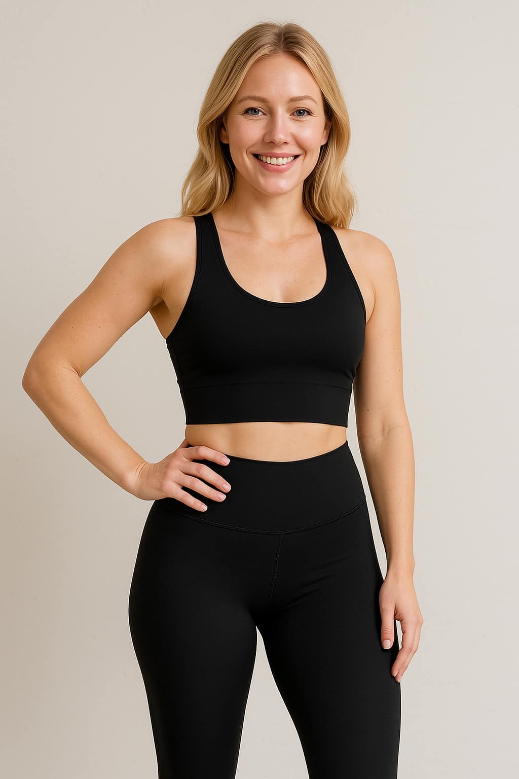 Leggings deportivos negros para mujer