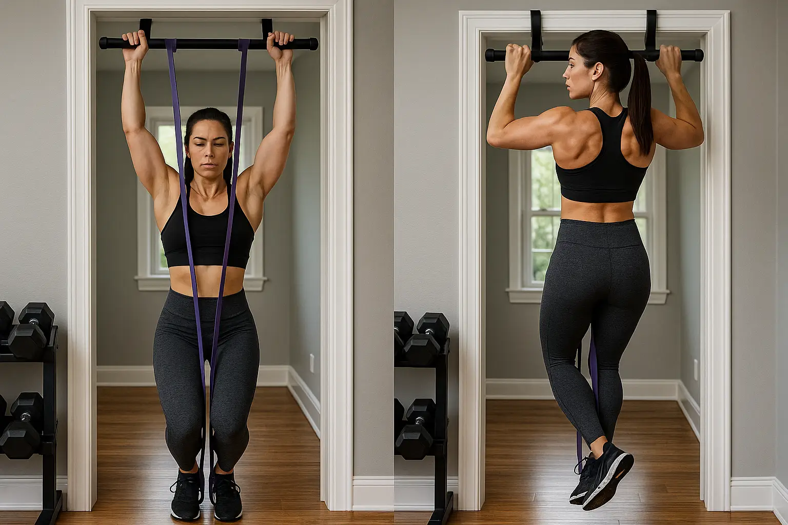 Dominada asistida con banda