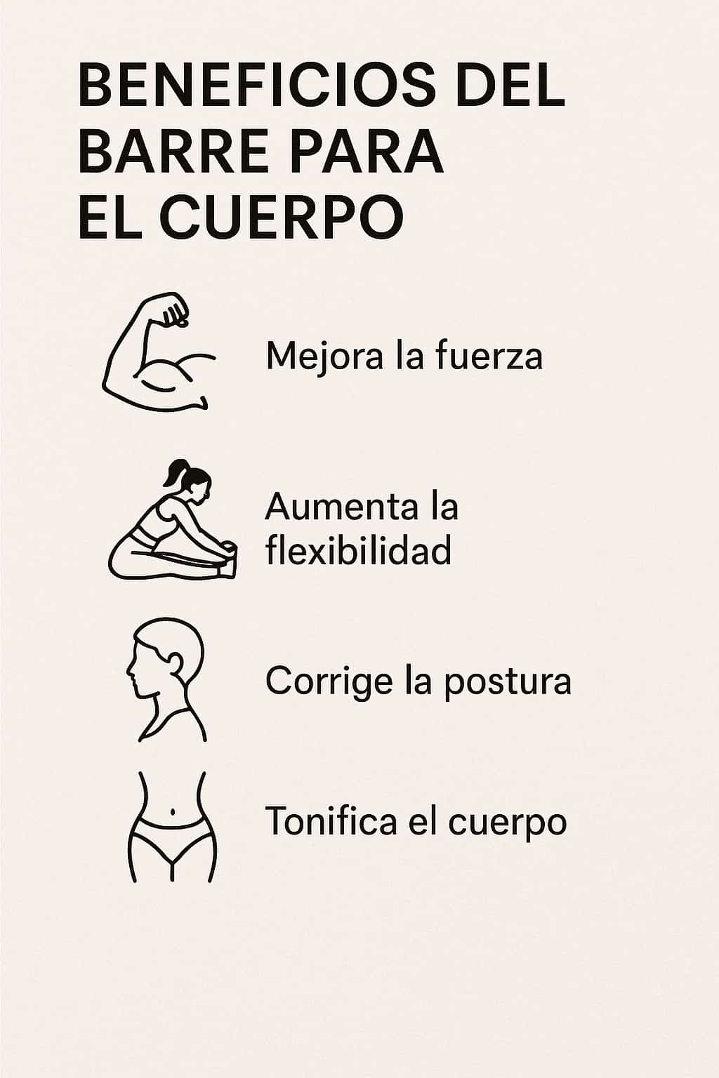 Beneficios del barre para el cuerpo