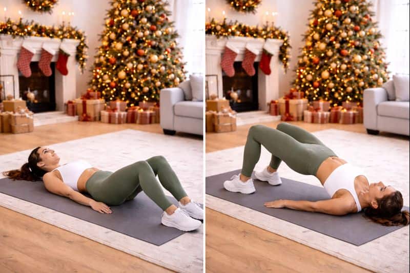 puente de glúteos en esterilla